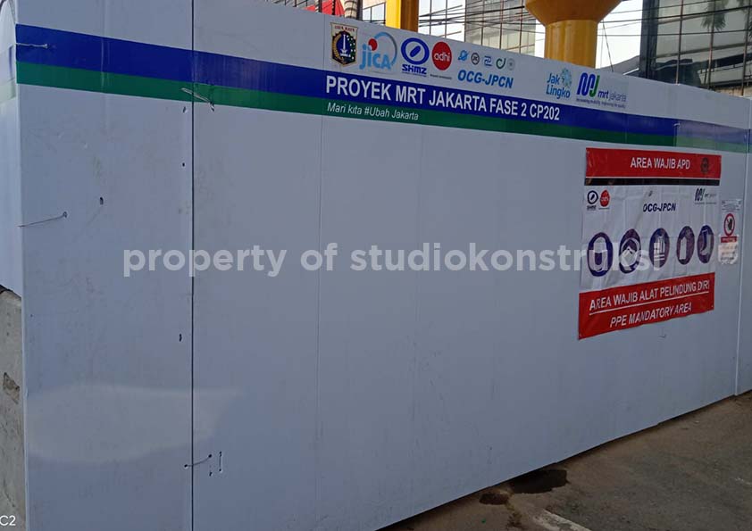 jasa konstruksi pembuatan pagar proyek di jabodetabek